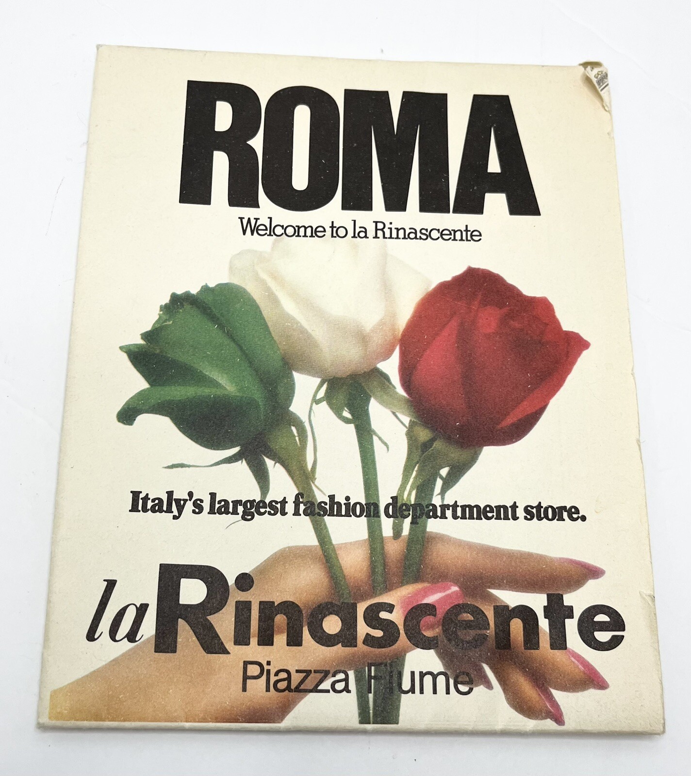 Vintage la Rinascente Roma Rome Italy’s Fashion Store Travel Brochure Map Vintage la Rinascente Roma Rome Italy’s Fashion Store Travel Brochure Map