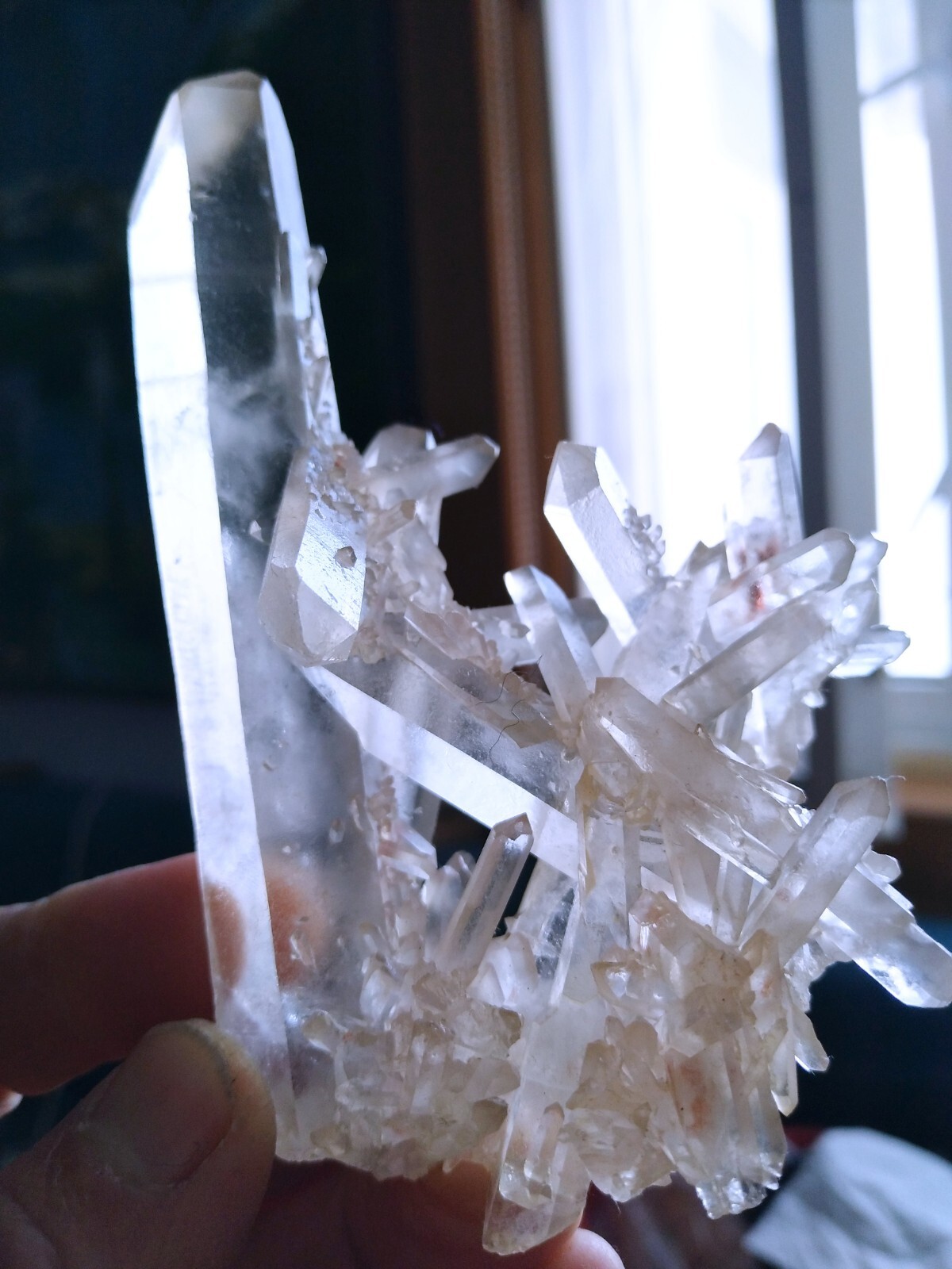 Natural Clear Lemurian Quartz Crystal Point Specimen - 119.51g Natural Clear Lemurian Quartz Crystal Point Specimen - 119.51g