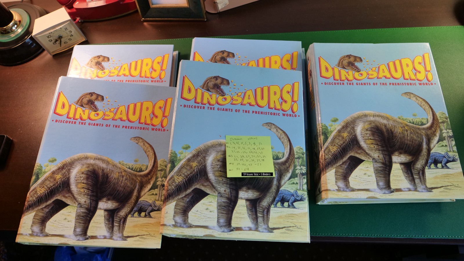 59 ISSUES #1-#64 5 BINDER DINOSAURS DISCOVER THE GIANTS OF THE PREHISTORIC WORLD 59 ISSUES #1-#64 5 BINDER DINOSAURS DISCOVER THE GIANTS OF THE PREHISTORIC WORLD