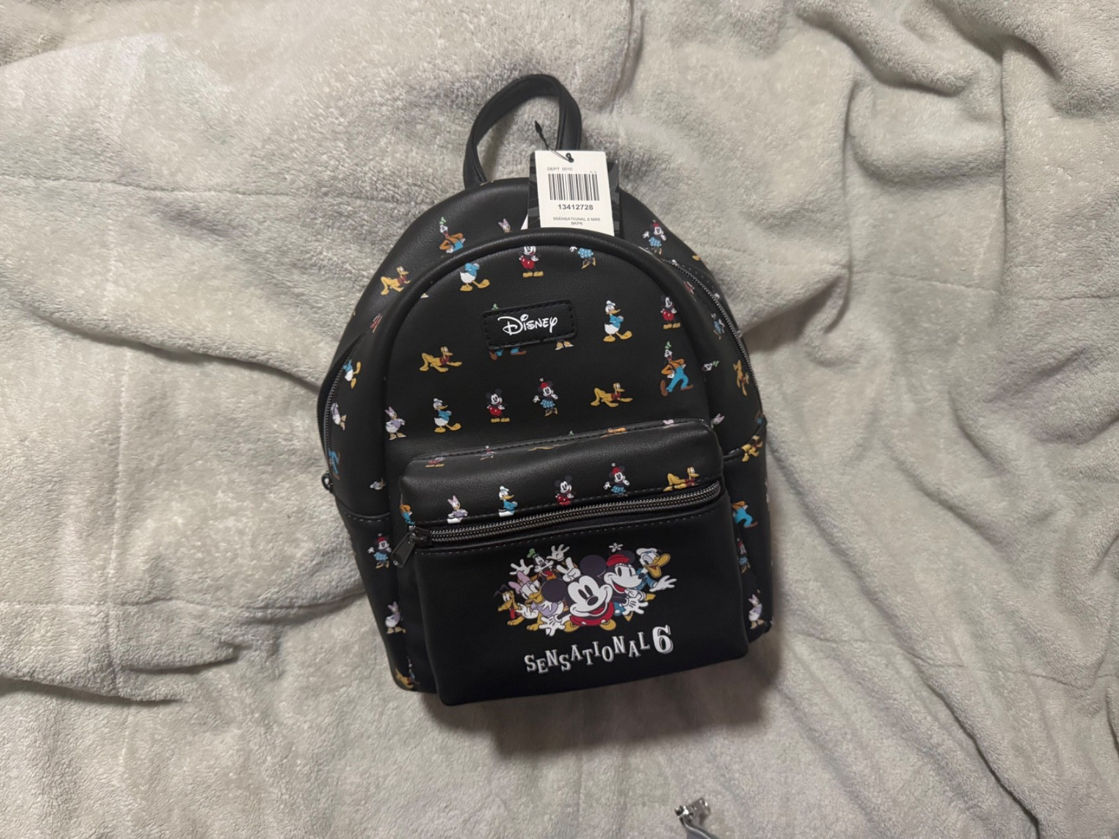  DISNEY LOUNGEFLY SENSATIONAL SIX MINI BACKPACK MICKEY MOUSE