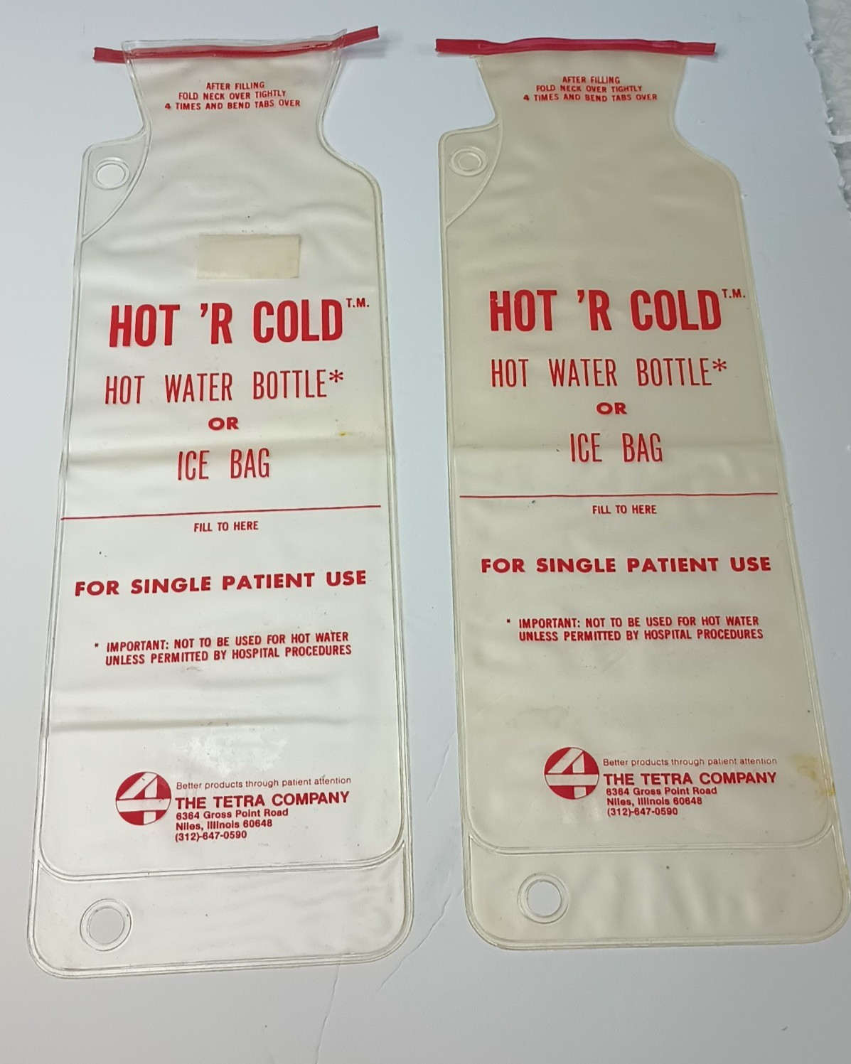 First Aid Ice Pack or Hot Pack Vintage Tetra Co 1960s Car Road Trips Niles, IL First Aid Ice Pack or Hot Pack Vintage Tetra Co 1960s Car Road Trips Niles, IL