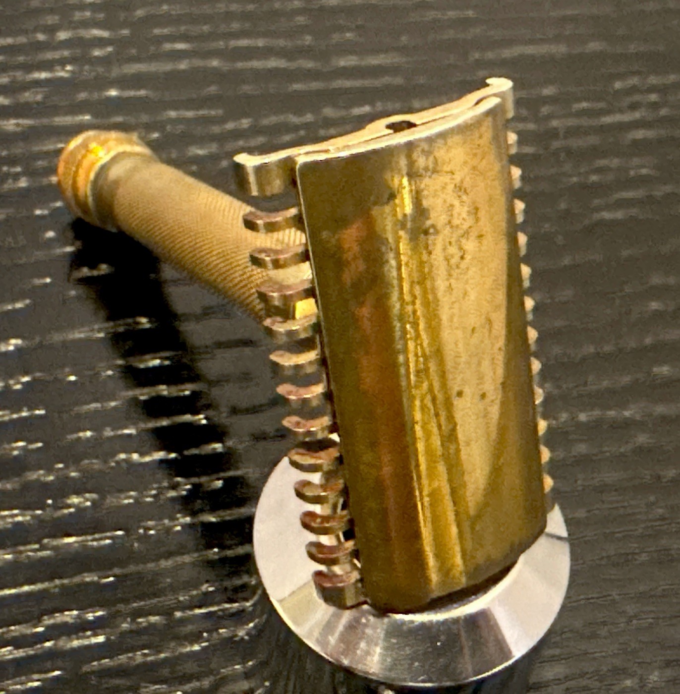 Vintage Gillette New Long Comb Safety Razor/Ball End__ Vintage Gillette New Long Comb Safety Razor/Ball End__
