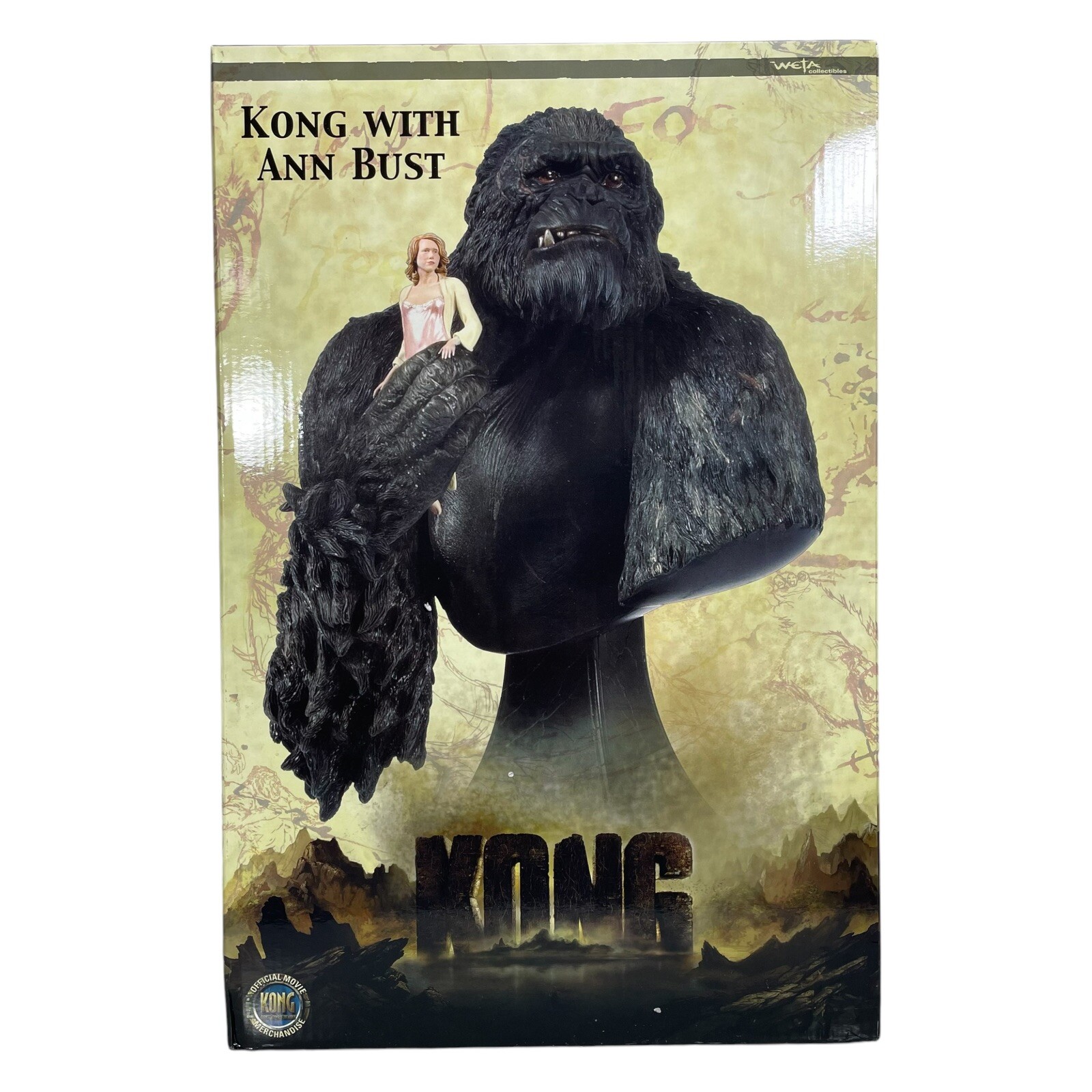 Weta KING KONG The 8th Wonder of the World KONG with ANN BUST Statue Numbered Weta KING KONG The 8th Wonder of the World KONG with ANN BUST Statue Numbered