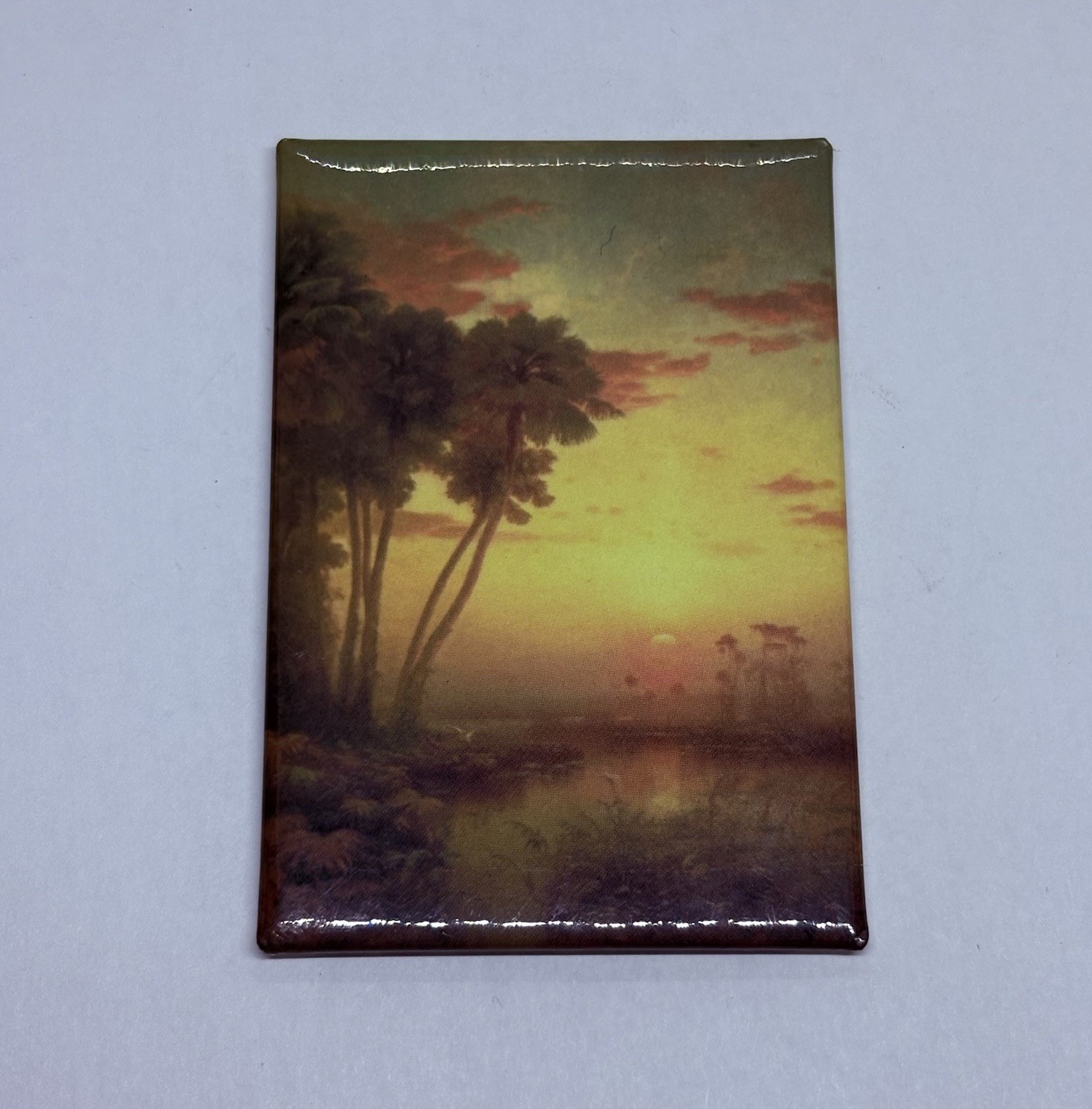 Vintage “Sunset On St. John’s River” George McCord Fridge Magnet Art Decor 7 Vintage “Sunset On St. John’s River” George McCord Fridge Magnet Art Decor 7