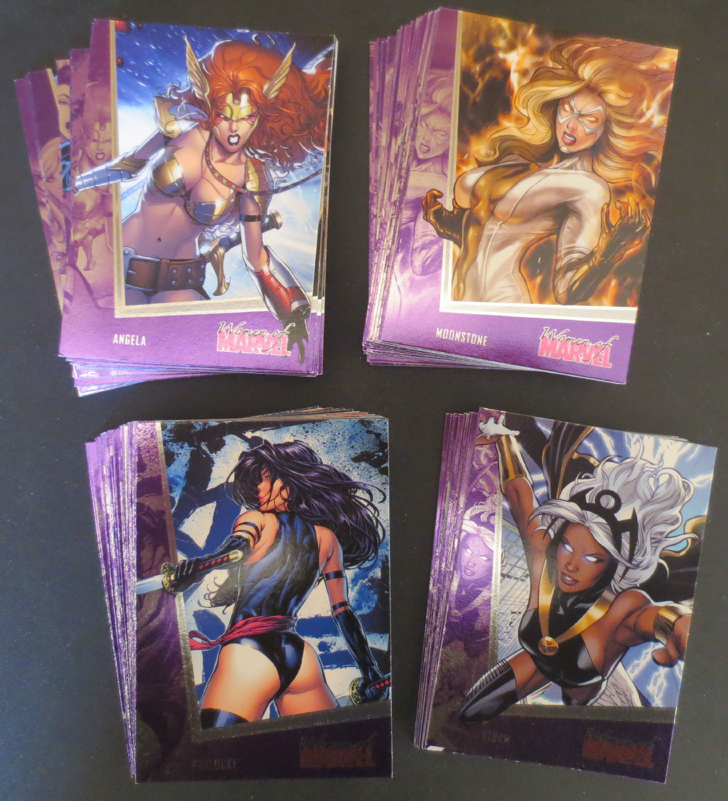 NEW 2013 WOMEN OF MARVEL SERIES 2 COMPLETE COMIC TRADING CARD SET , X MEN