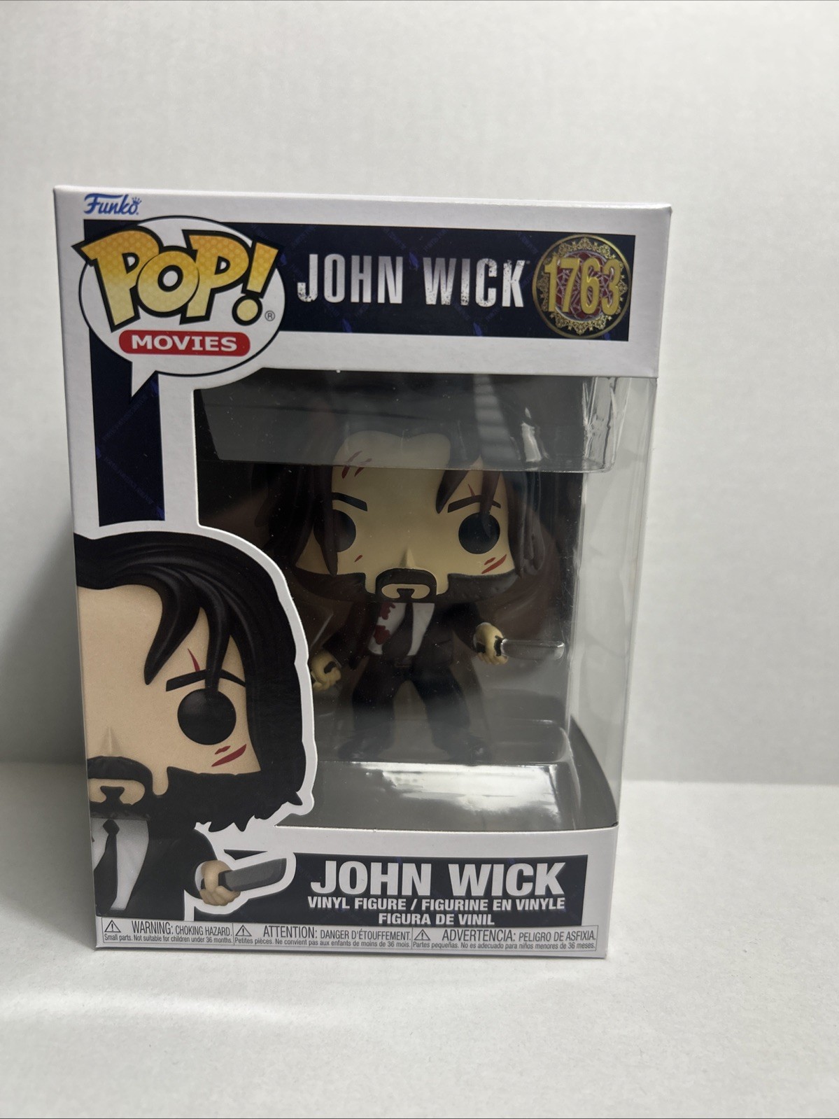 Funko Pop John Wick Keanu Reeves Bloody Swords Movies IN STOCK Pop 1763
