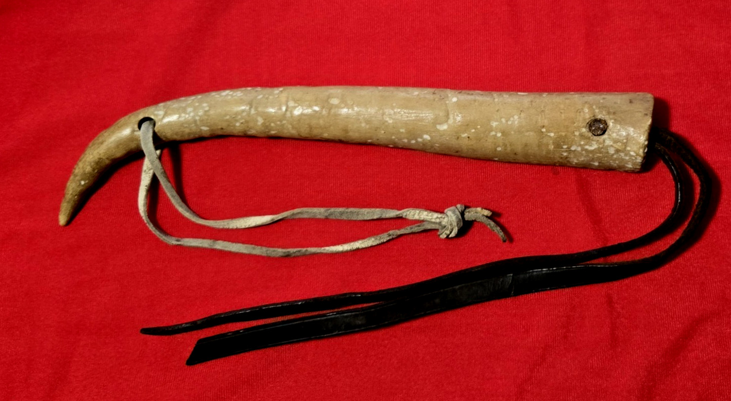 original Northern Plains Indians Quirt 19th century 12 1/2 original Northern Plains Indians Quirt 19th century 12 1/2