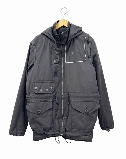 MIHARA YASUHIRO ×PUMA Down Mountain Parka Nylon Jacket S Black (Ages 14+)