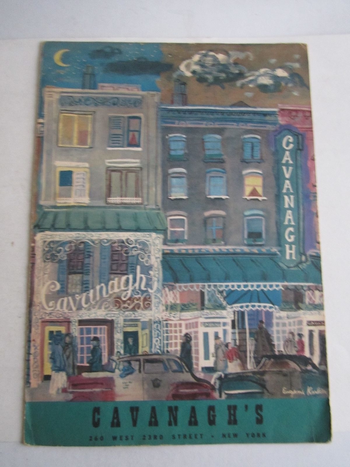 VTG CAVANAGH'S RESTAURANT MENU - 10