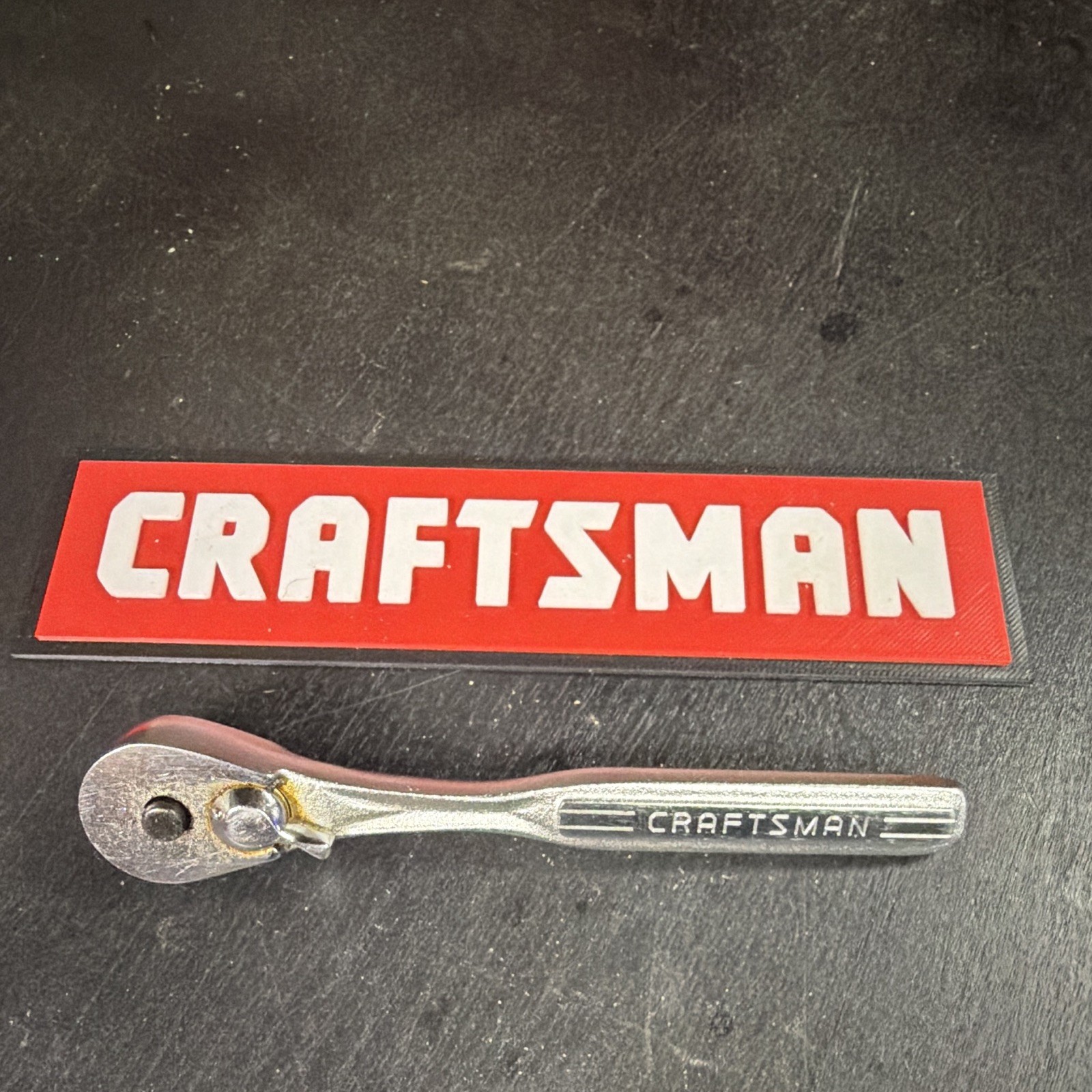 Craftsman 1/4” Vintage USA Ratchet - Forged In USA - V - 43185