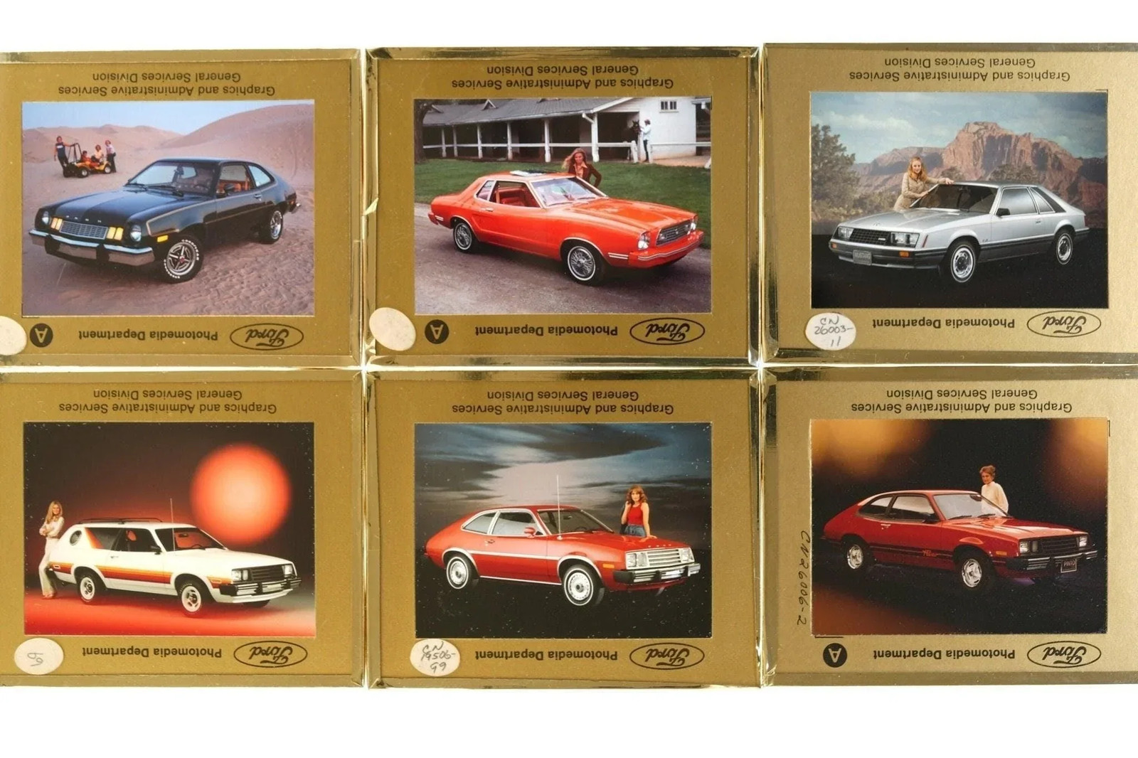 87 c1978 Ford Motor Company Promotional Department Glass Slides Set 87 c1978 Ford Motor Company Promotional Department Glass Slides Set