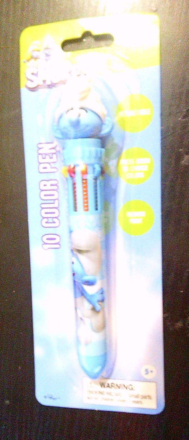 NEW THE SMURFS 10 color pen