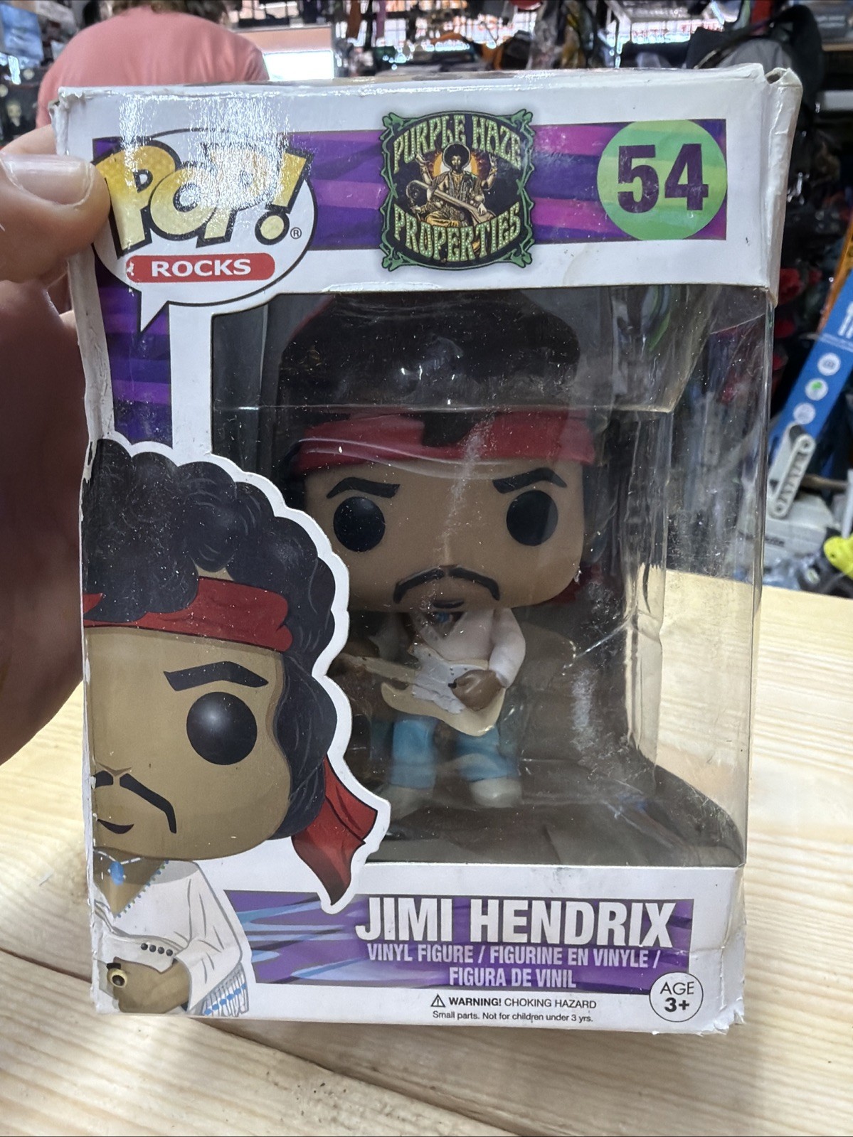 Funko Pop Vinyl: Purple Haze Properties Jimi Hendrix - (Woodstock) #54