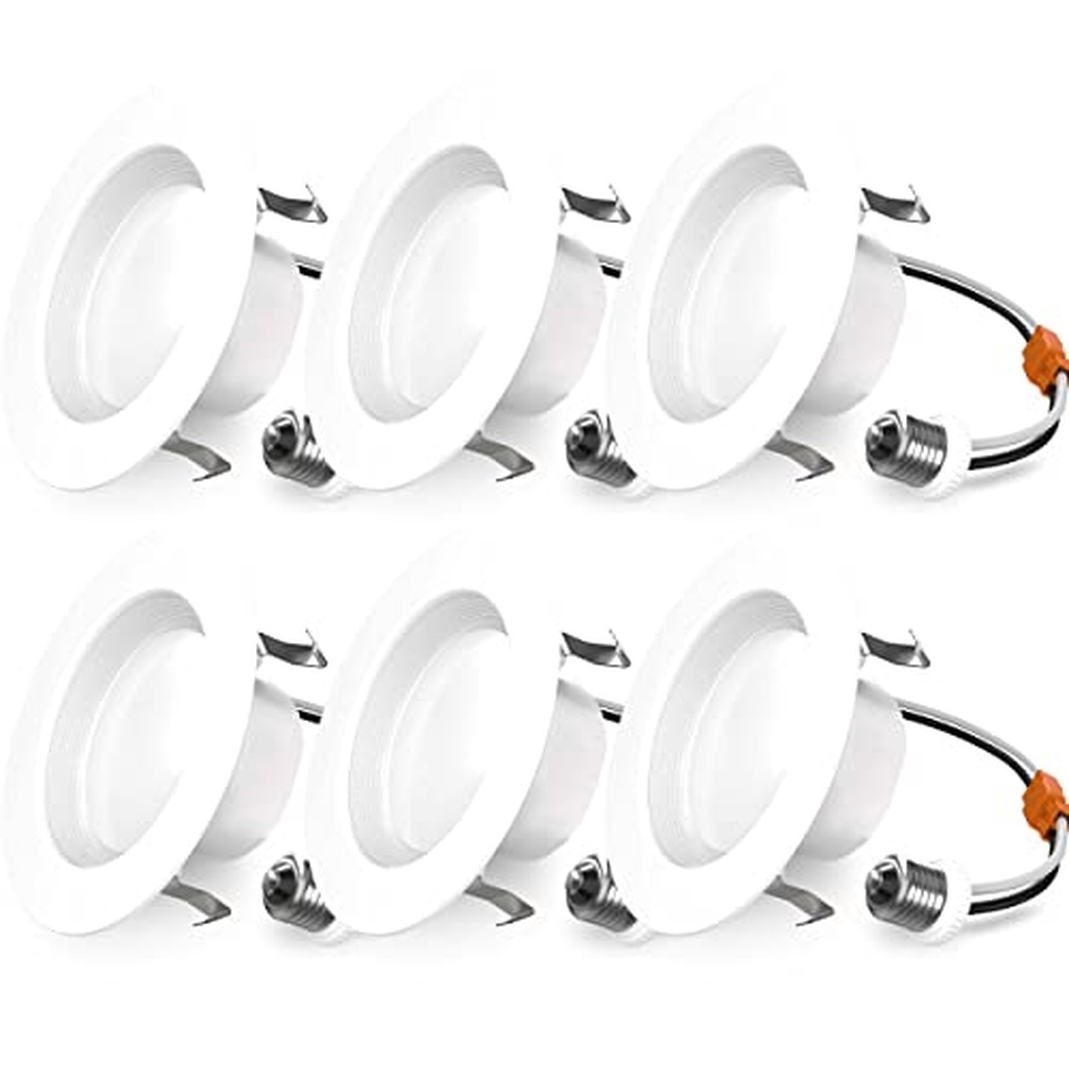 Sunco 6 Pack 4 Inch Retrofit LED Recessed Lights, 5CCT, 11W=60W, Dimmable Sunco 6 Pack 4 Inch Retrofit LED Recessed Lights, 5CCT, 11W=60W, Dimmable