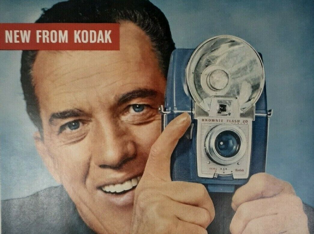 1950\'s Kodak Camera Brownie Eastman Vintage Print Ad