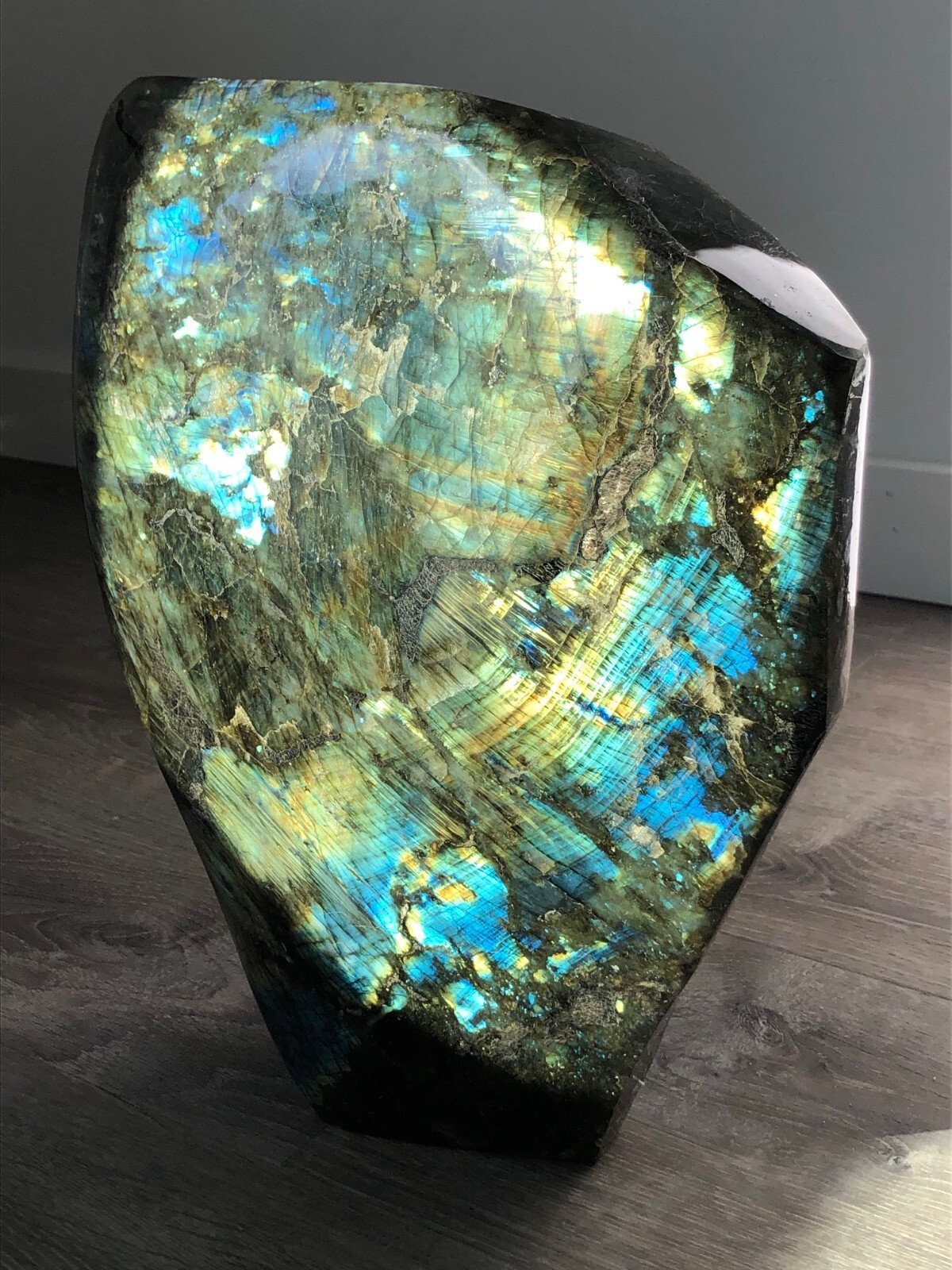 Magical iridescent Labradorite Crystal - the Magician's Stone