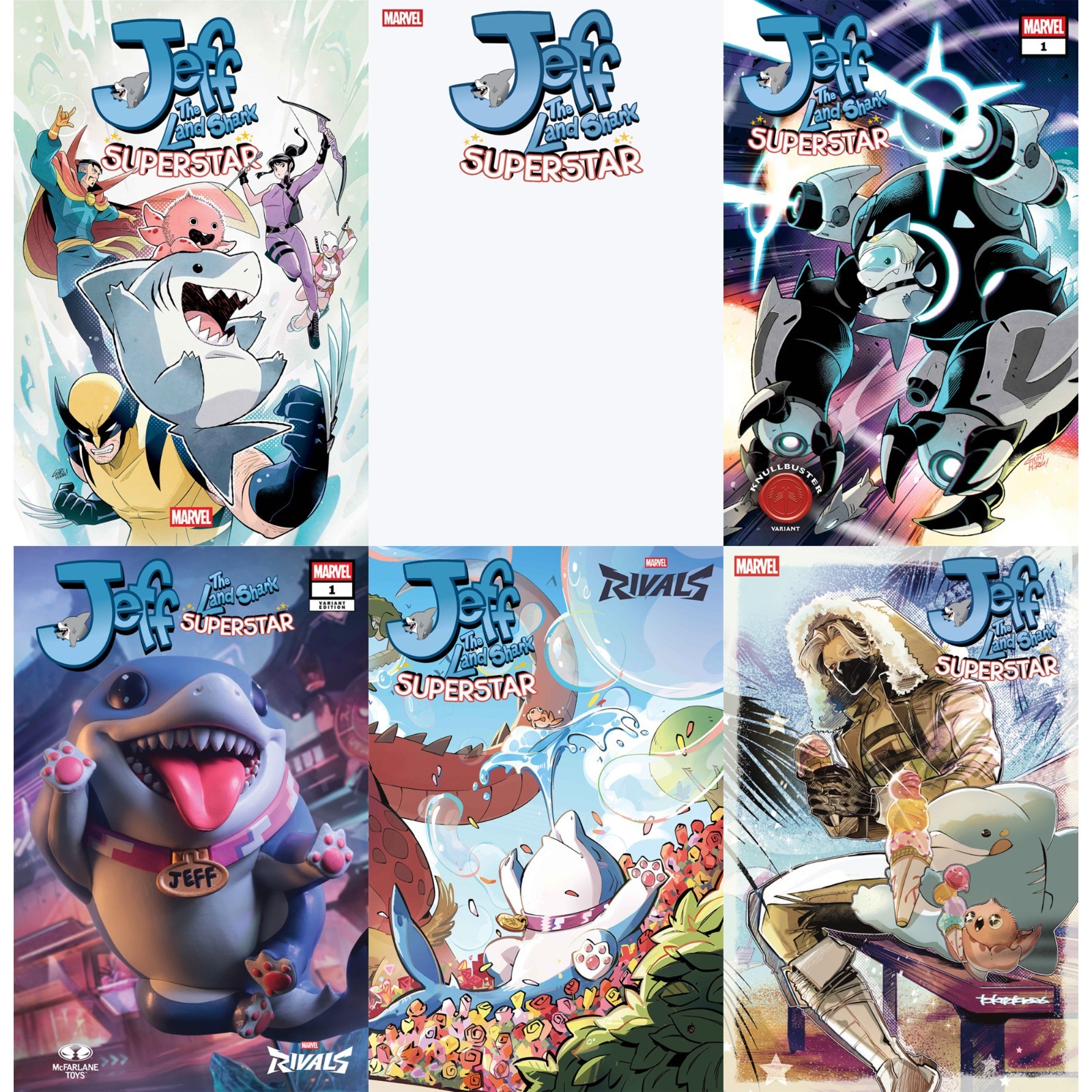 Jeff the Landshark: Superstar (2026) #1 2 3 Marvel Comics COVER SELECT Jeff the Landshark: Superstar (2026) #1 2 3 Marvel Comics COVER SELECT