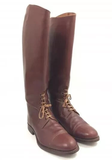 Great War Era British Officers Field leather long boots, All size Available