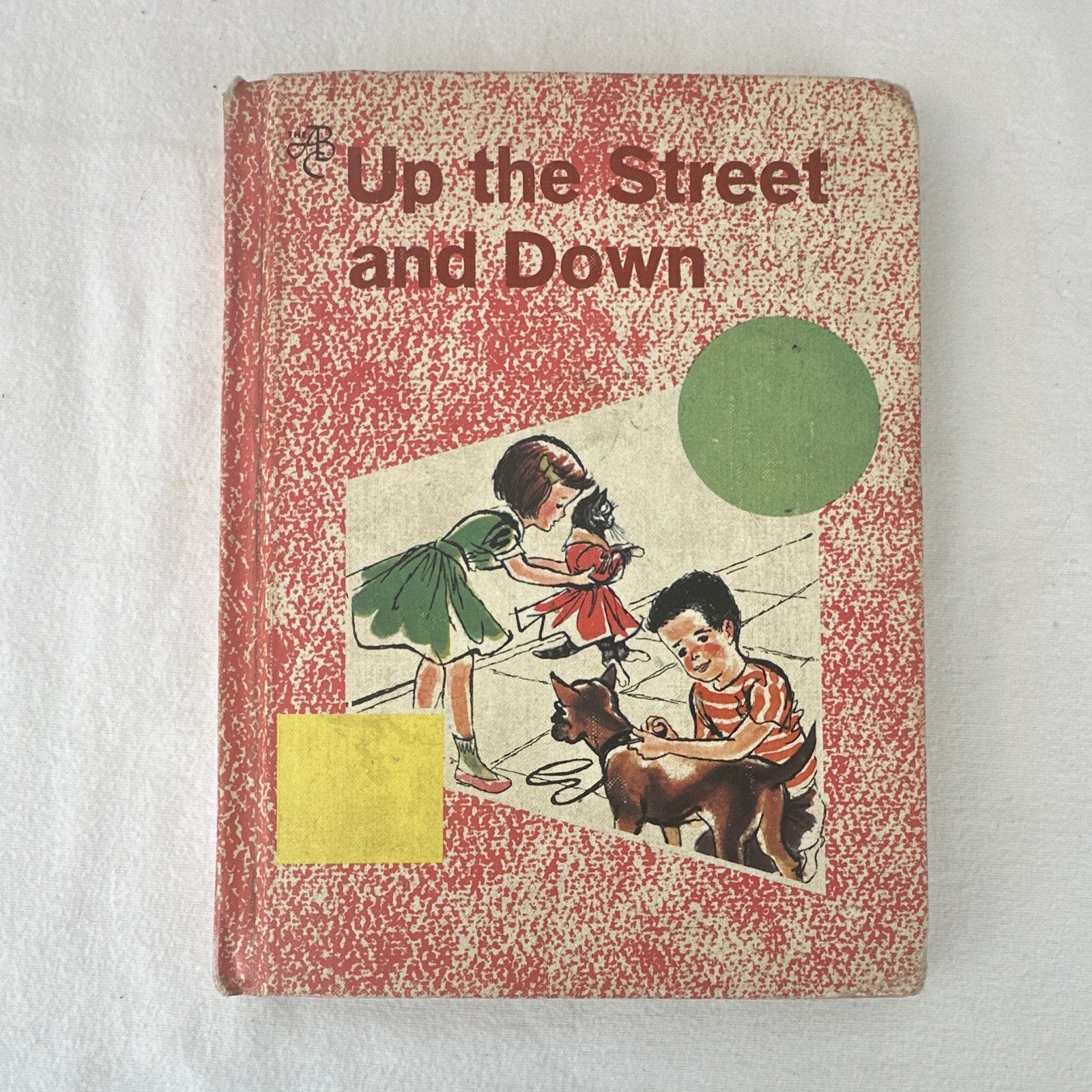 Up the Street and Down Primer 1965 Betts Basic Readers HC Vintage School Reader