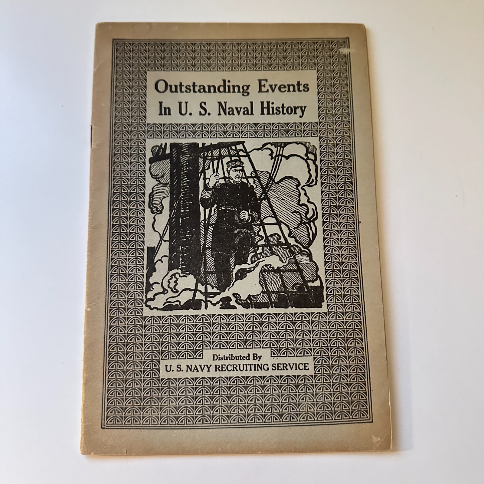 Outstanding Events In U. S. Naval History Vintage Booklet 5A4