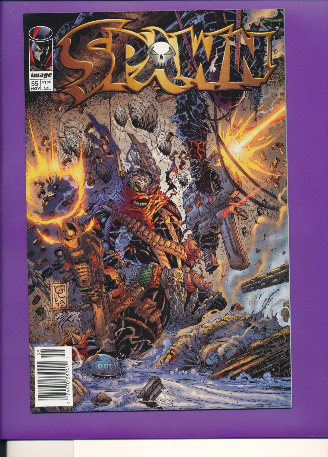 Spawn 55 Newsstand Image Comics 1996 NM 9.4 McFarlane Capullo