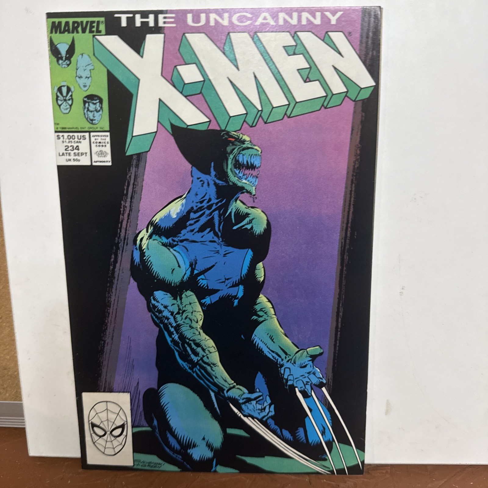 The Uncanny X-Men #234 (Marvel Comics Late September 1988)