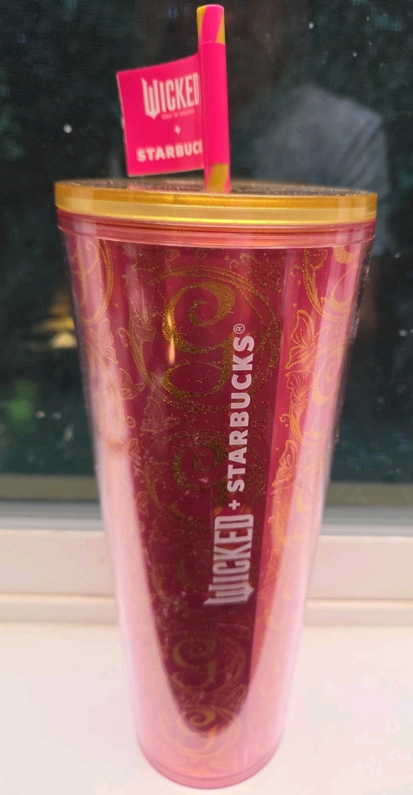 Starbucks Wicked 24oz Glinda Cold Cup Tumbler ~ BRAND NEW ~ Limited Edition