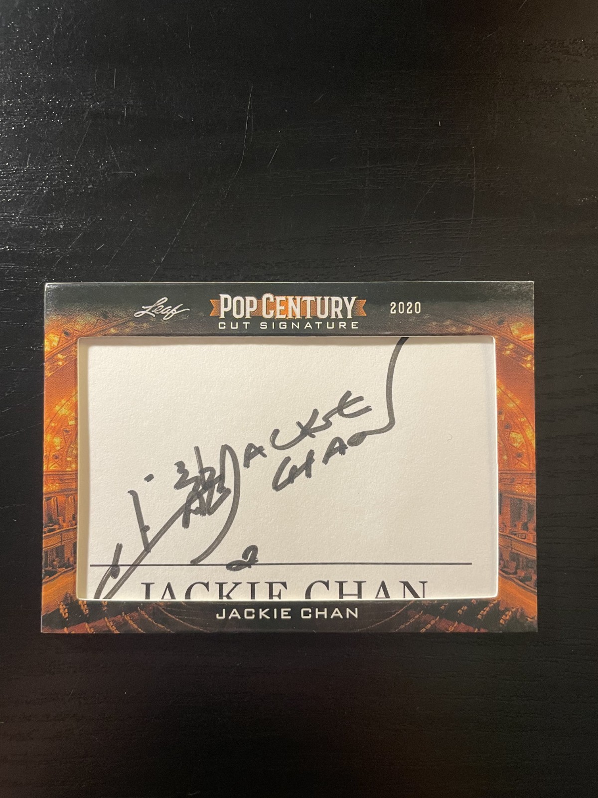 2020 Leaf Pop Century - Jackie Chan #PCC-JC1 Cut Auto (A)