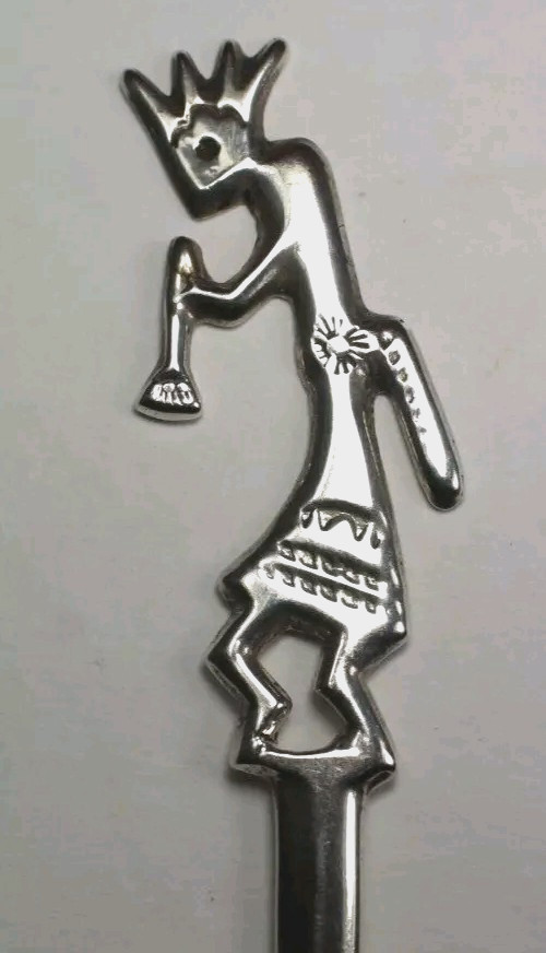 Vtg 1960s Sterling Kokopelli Letter Opener Native American 925 Silver 5-7/8