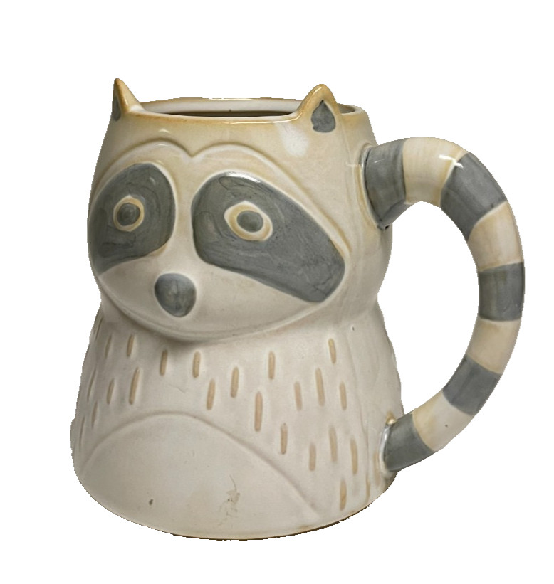 Racoon Animal Coffee Ceramic Cute Mug 16-oz Cute