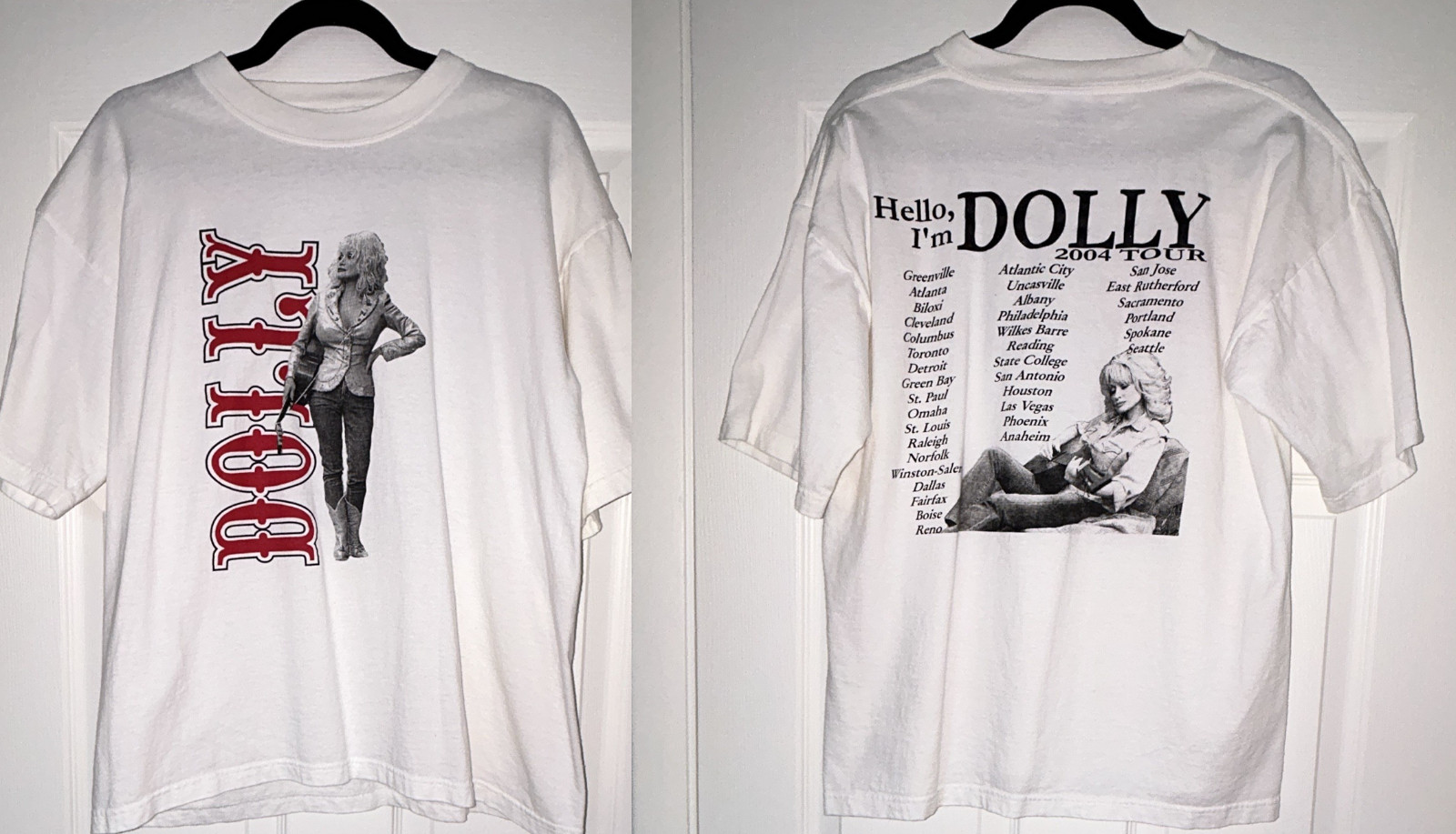 Dolly Parton Hello, I’m DOLLY 2004 Tour T-Shirt Full Size S to 5XL A185