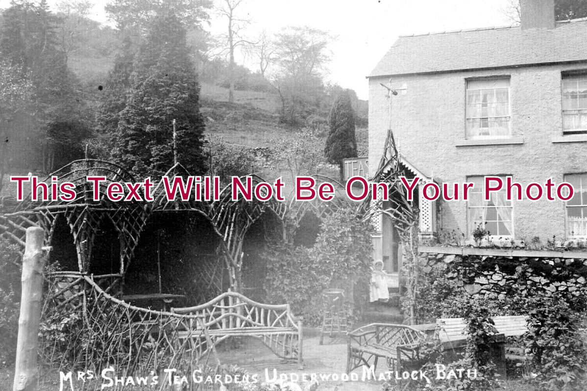 DR 2740 - Mrs Shaws Tea Gardens, Upperwood, Matlock, Bath, Derbyshire