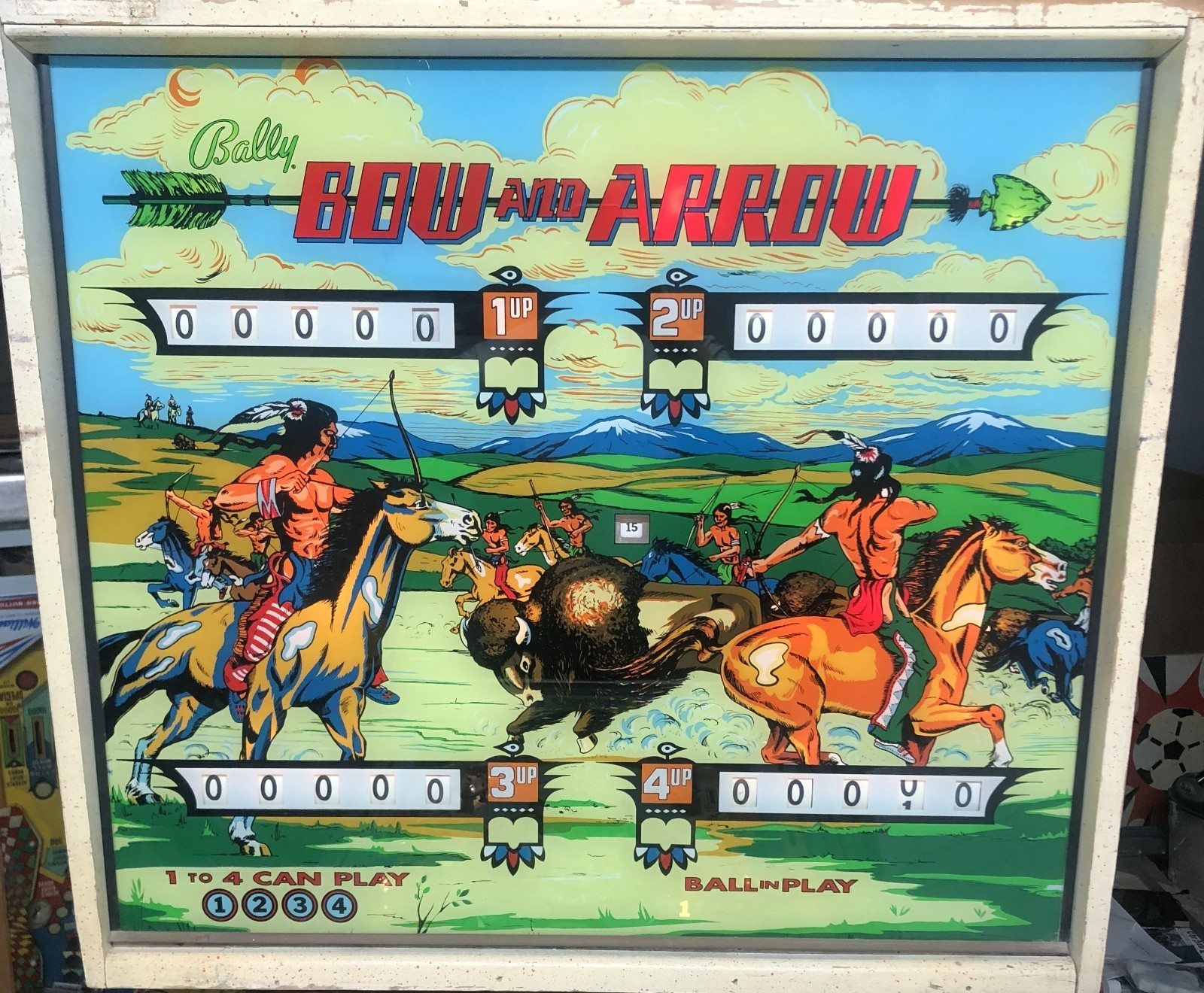 Bally Bow and Arrow Pinball (1975) Playable, Needs Work, Local Pickup, Las Vegas