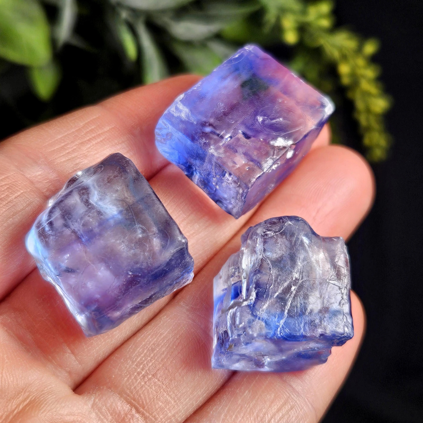 Blue Halite Crystal