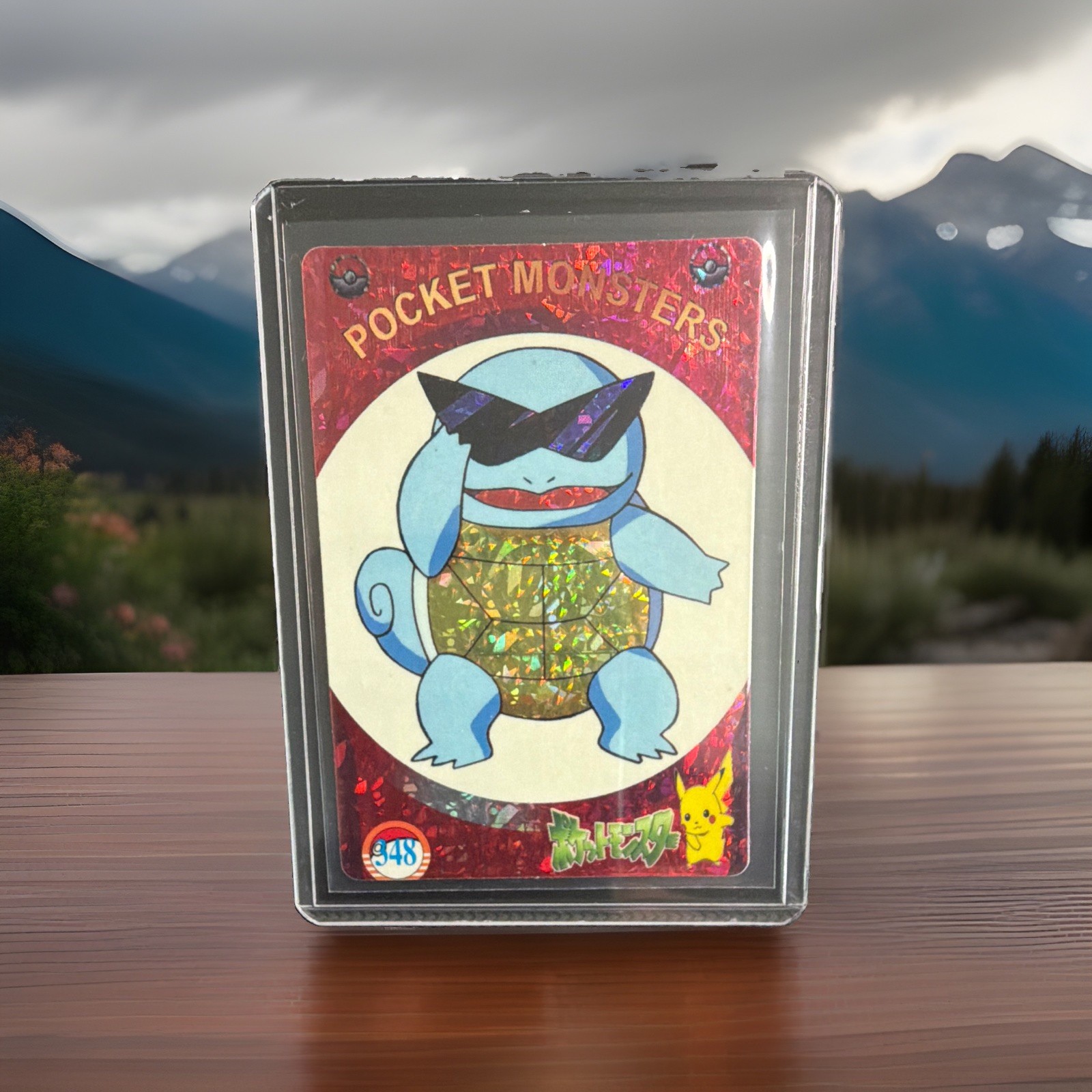 Squirtle Squad: Pokemon Pocket Monsters holo Japanese Bandai #348