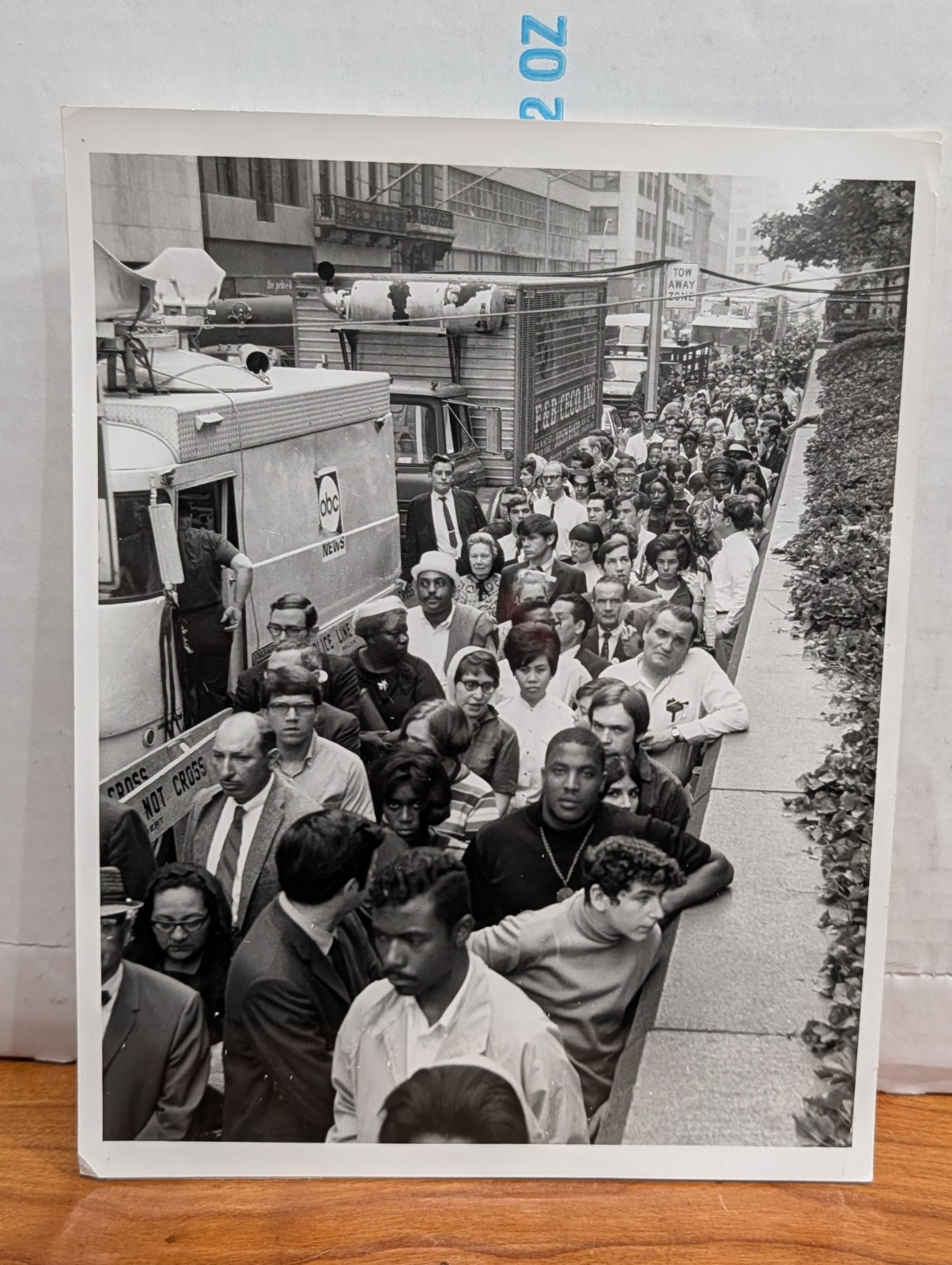 1968 RFK Funeral Bobby Kennedy St Patricks Cathedral Original AP Wire Photo