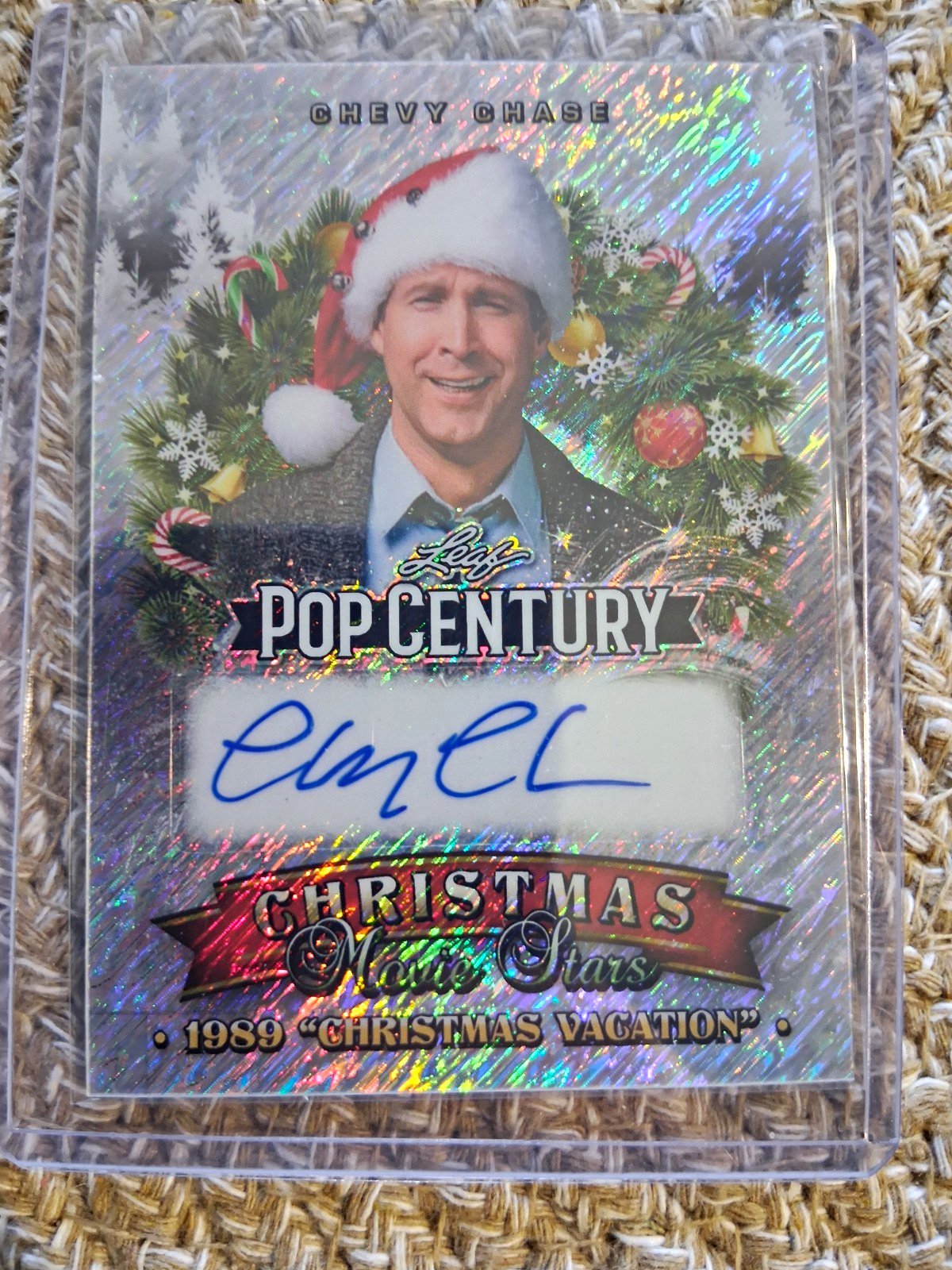 Leaf Pop Century Chevy Chase Autograph Christmas Vacation Clark Griswold. /20