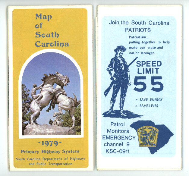 Vintage 1979 South Carolina Official State Highway Department Road Map (7/79) Vintage 1979 South Carolina Official State Highway Department Road Map (7/79)