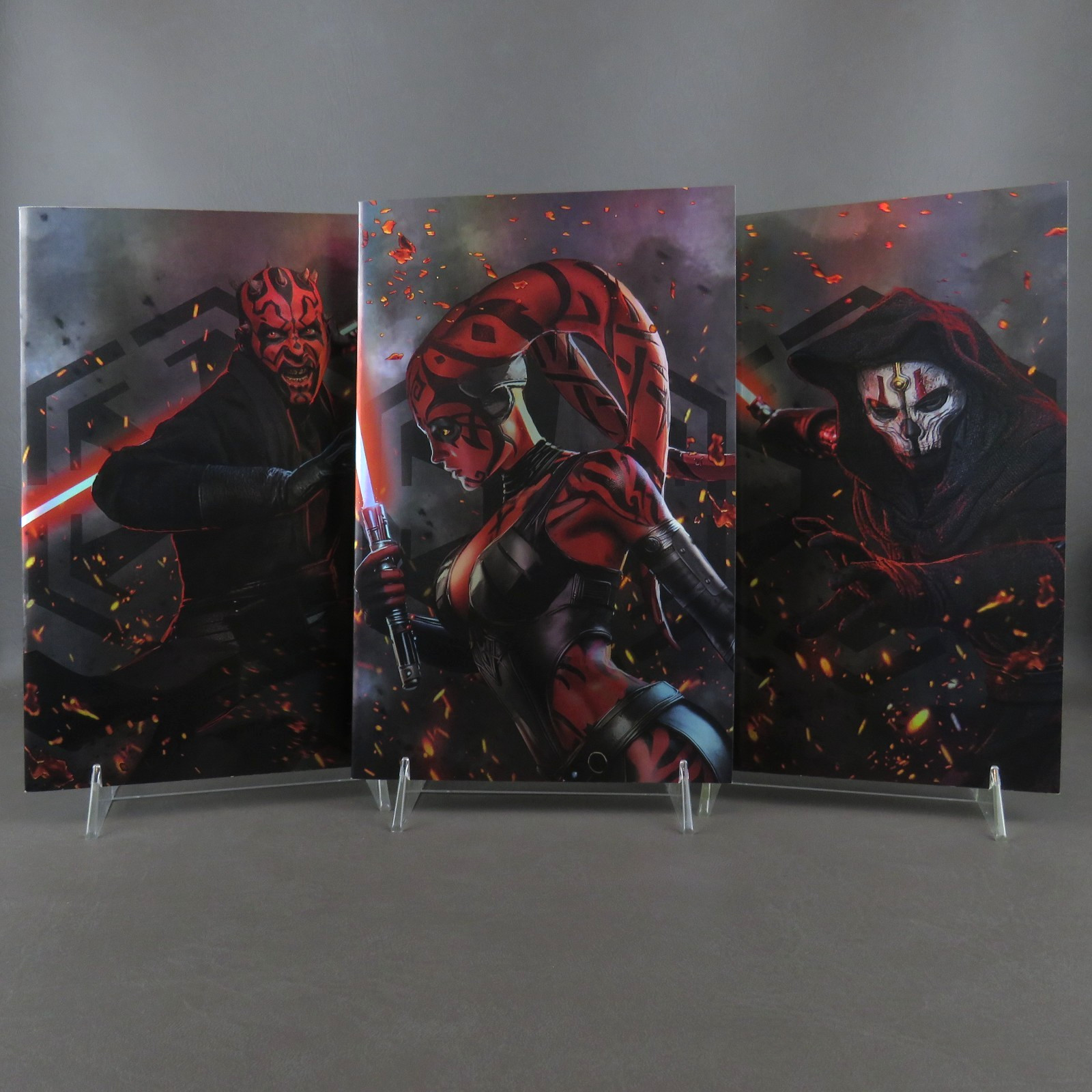 (NM) 2025 Orbit George Lucas 1 Foil Lot - Star Wars Darth Maul, Talon & Nihilus