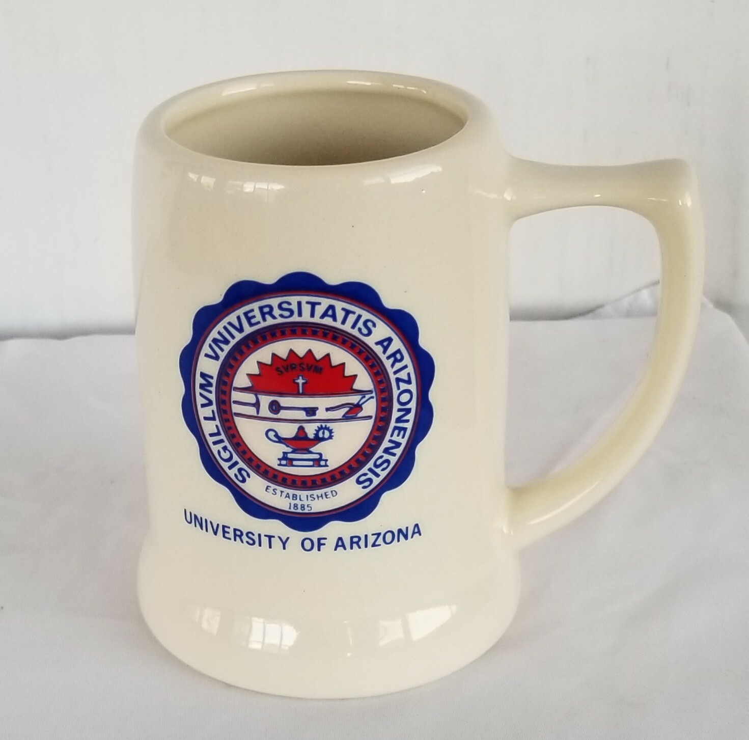 University of Alabama Heavy White Solid Large Mug University of Alabama Heavy White Solid Large Mug
