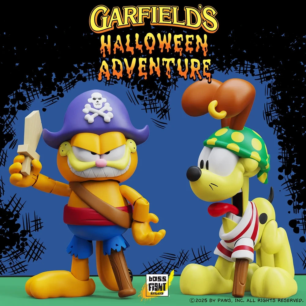 BOSS FIGHT STUDIO Garfield’s Halloween Adventure Pirate Garfield And Odie 2-Pack BOSS FIGHT STUDIO Garfield’s Halloween Adventure Pirate Garfield And Odie 2-Pack