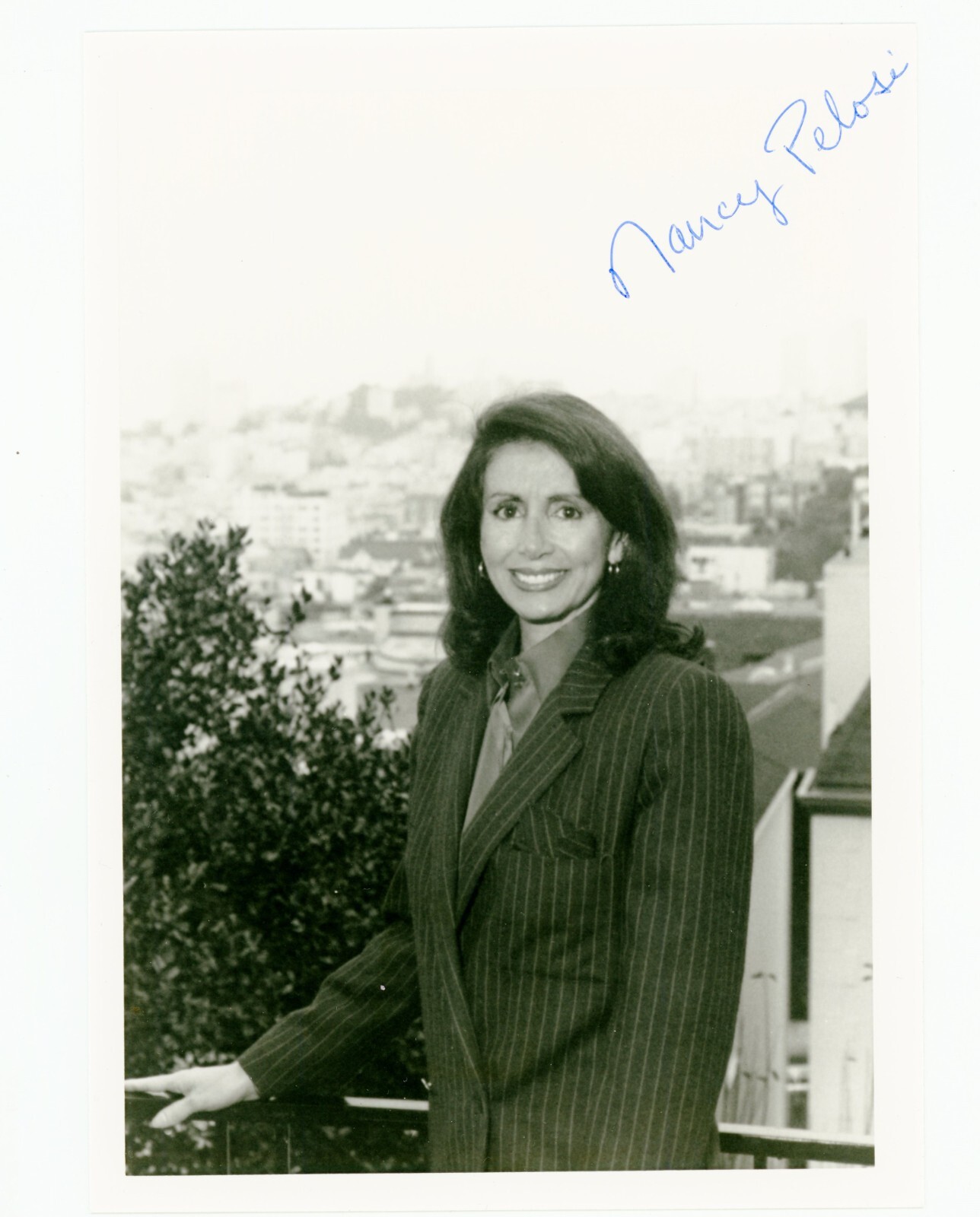 Nancy Pelosi ~ Signed Autographed Early 90\'s Congress Photo ~ JSA COA