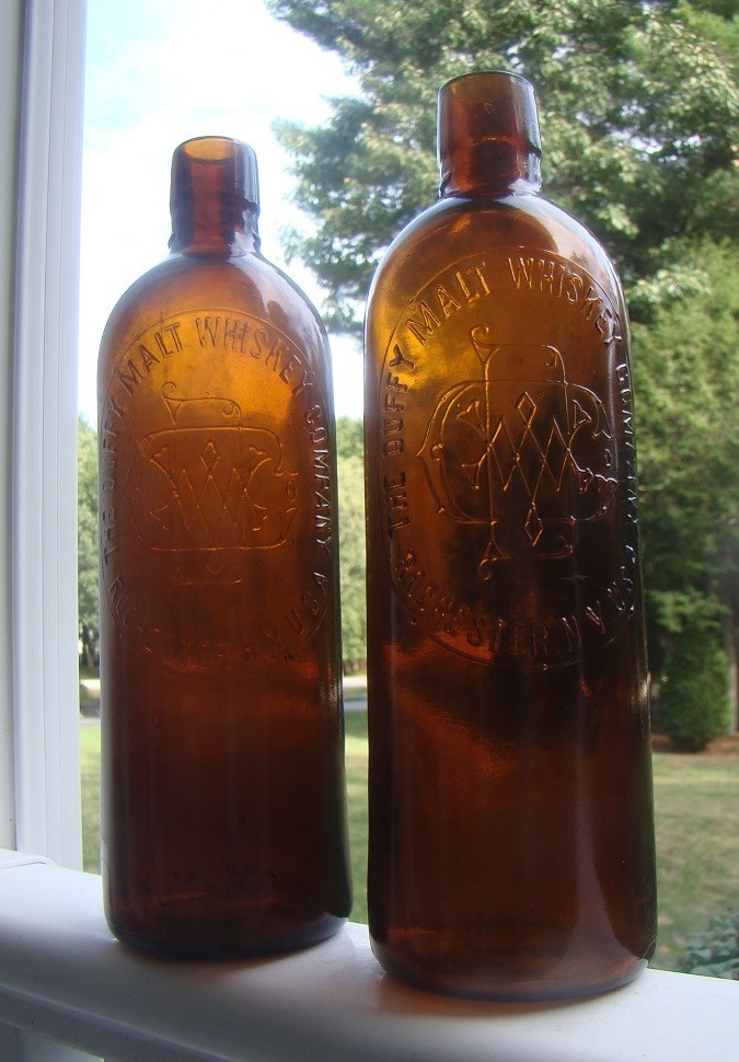 Antique PAIR-THE DUFFY MALT WHISKEY COMPANY-PAT'D AUG 24,1886 Medicinal Bottles Antique PAIR-THE DUFFY MALT WHISKEY COMPANY-PAT'D AUG 24,1886 Medicinal Bottles