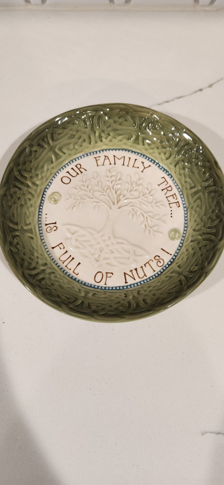 GRASSLANDS ROAD IRISH CELTIC  NUT  BOWL 