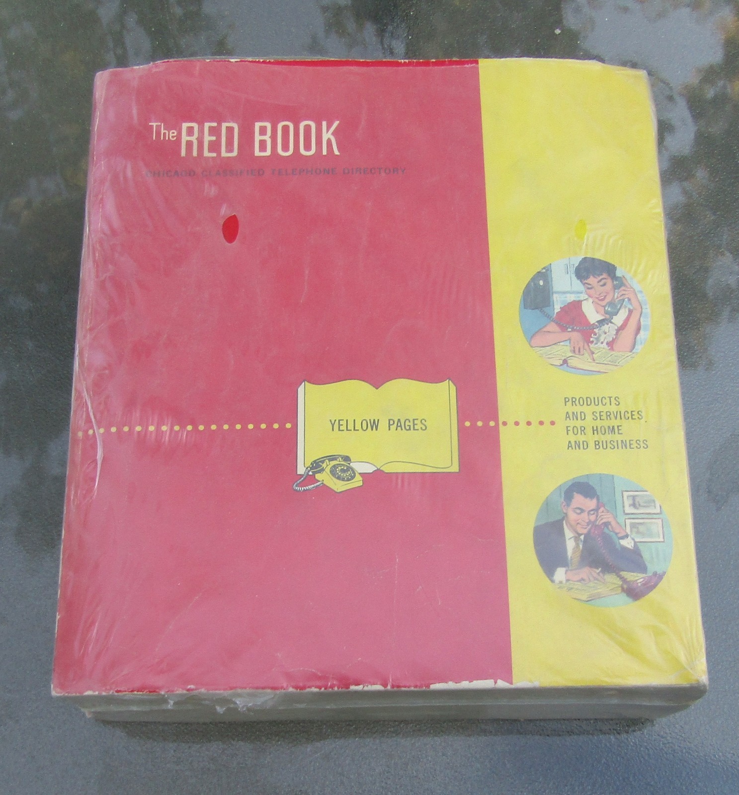 1960 The RED BOOK The Chicago Classified Telephone Directory YELLOW PAGES Sealed