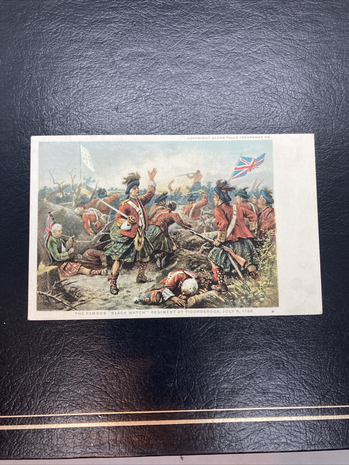 American Revolution Ticonderoga Battle Wounded Soldiers Detroit Pub c1910 Unused American Revolution Ticonderoga Battle Wounded Soldiers Detroit Pub c1910 Unused
