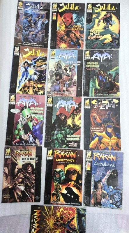 Lot 13 AK Comics The Only middle Eastern Superheroes  English Comics Magazines