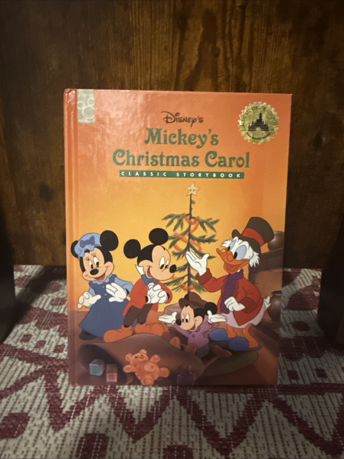 1996 Disney Mickey's Christmas Carol Book Vintage Disney Hardcover 1996 Disney Mickey's Christmas Carol Book Vintage Disney Hardcover