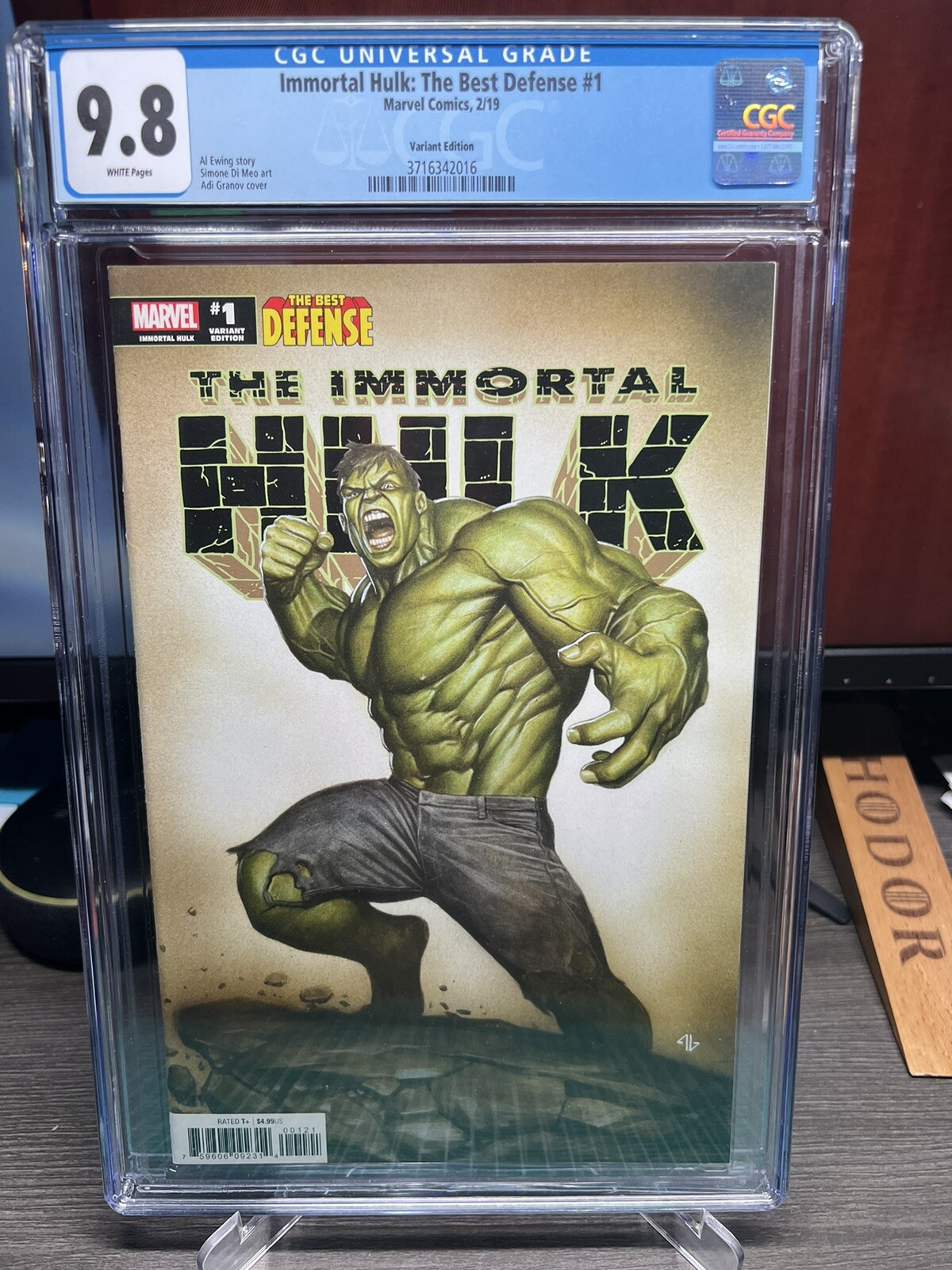 Defenders Immortal Hulk #1 CGC 9.8 - 1:50 Adi Granov Variant The Best Defense Defenders Immortal Hulk #1 CGC 9.8 - 1:50 Adi Granov Variant The Best Defense