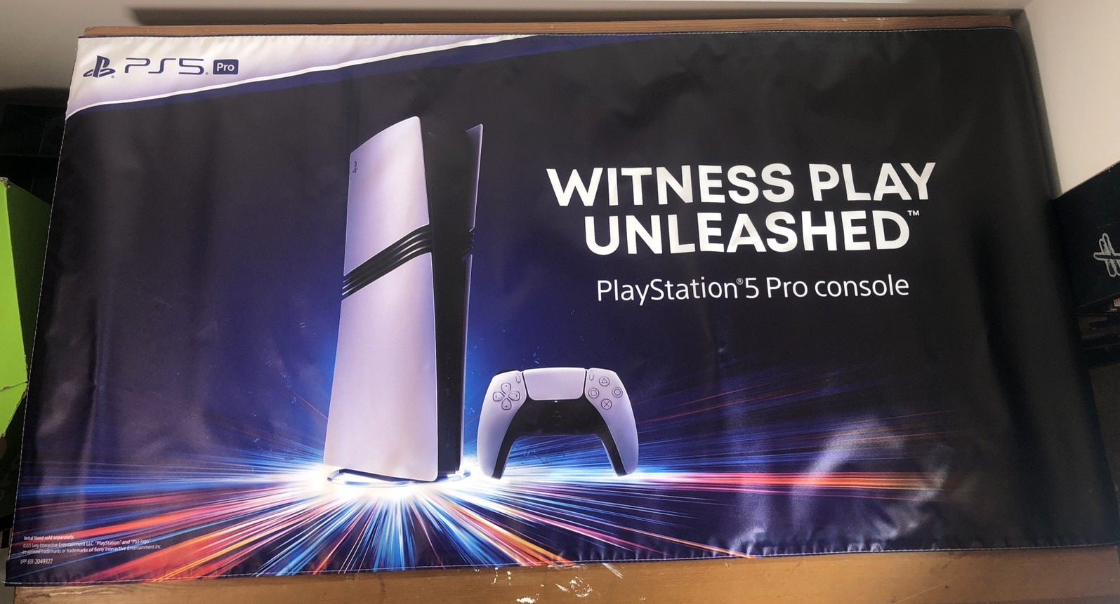 Sony PlayStation 5 OFFICIAL PS5 Store Promotional Vinyl Fabric Poster 48x24 in
